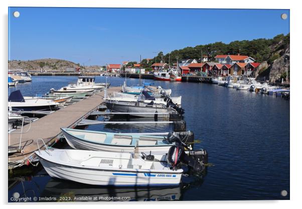Harbour View Reso, Bohuslan archipelago, Sweden Acrylic by Imladris 