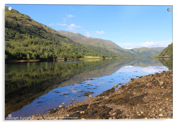 Loch Leven, Caolasnacon, Lochaber, Scotland Acrylic by Imladris 