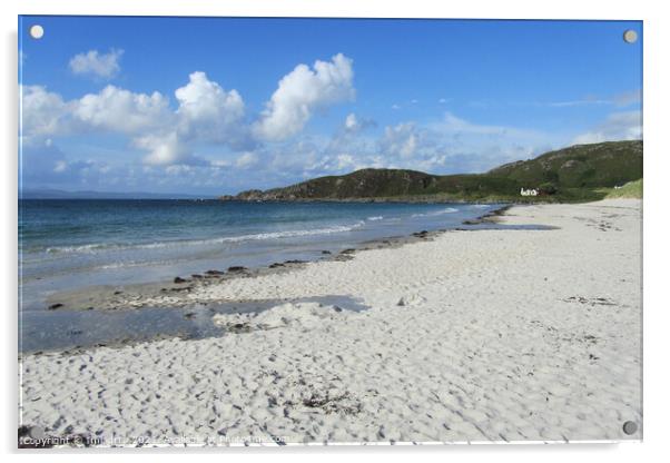 Camusdarach Beach, Arisaig, Scotland Acrylic by Imladris 