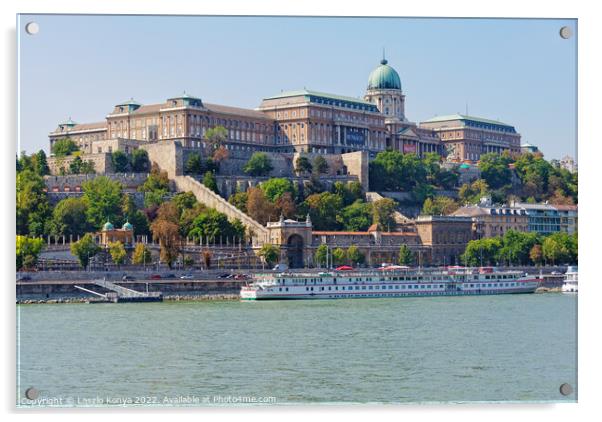 Buda Castle - Budapest Acrylic by Laszlo Konya