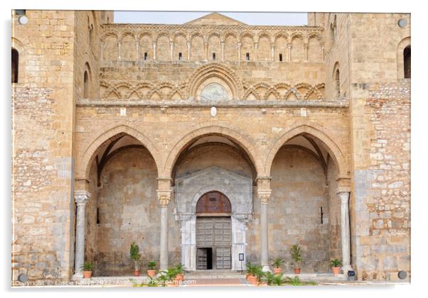 Arched Entrance - Cefalu Acrylic by Laszlo Konya