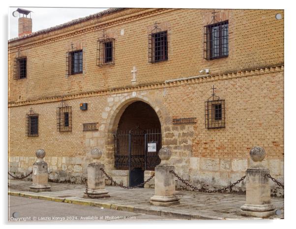 Museum of the Monastery of Santa Clara - Carrion de los Condes Acrylic by Laszlo Konya