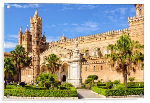 Cathedral - Palermo Acrylic by Laszlo Konya