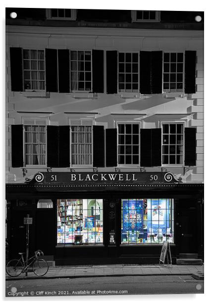 Blackwell's Oxford Acrylic by Cliff Kinch