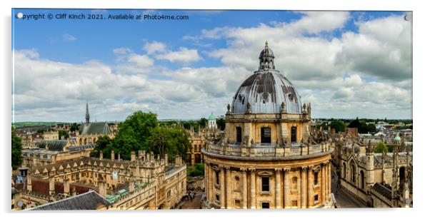 Radcliffe Camera Oxford Acrylic by Cliff Kinch