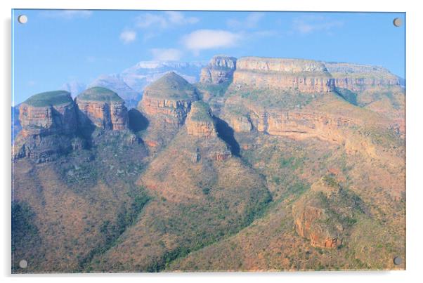 Blyde River Canyon, South Africa Acrylic by Mervyn Tyndall