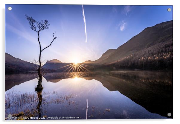 Buttermere sunrise Acrylic by Gary Holpin