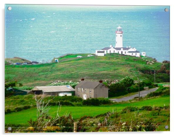 Fanad Head Lighthouse, Donegal Acrylic by Stephanie Moore
