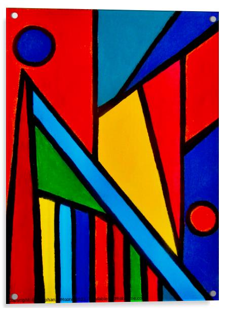 Just Colours #7 Acrylic by Stephanie Moore