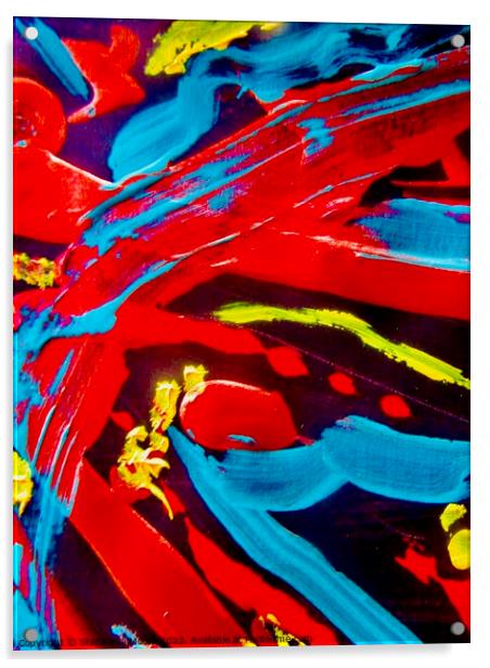 Abstract 427 Acrylic by Stephanie Moore