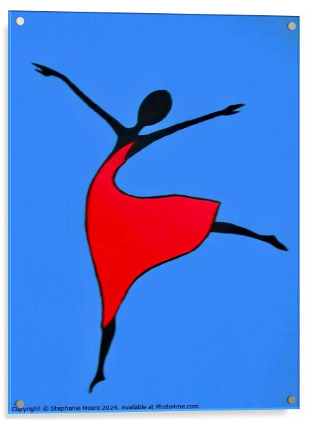 Little Dancer Number 2 Acrylic by Stephanie Moore