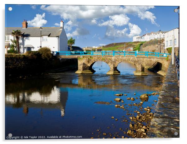 Nanny Moore's Bridge Acrylic by Nik Taylor