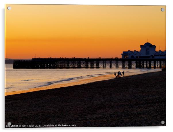 South Parade Pier, Southsea Acrylic by Nik Taylor