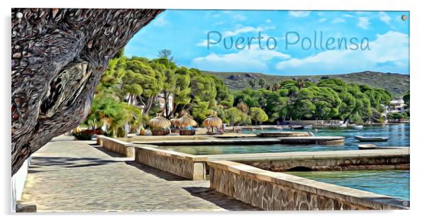 PUERTO POLLENSA  Acrylic by LG Wall Art