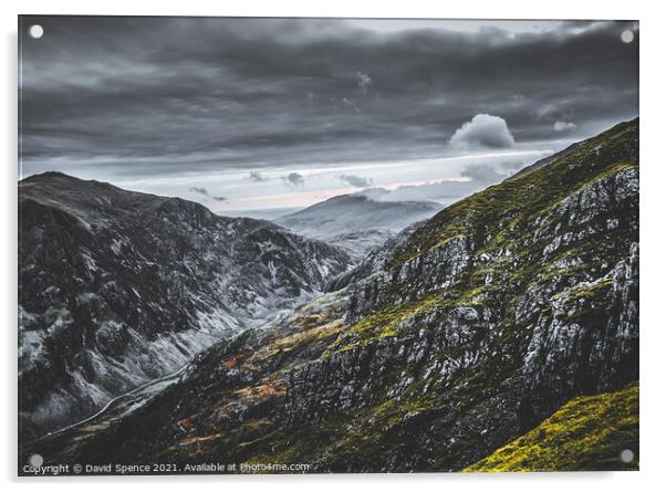 Snowdonia North Wales  Acrylic by David Spence
