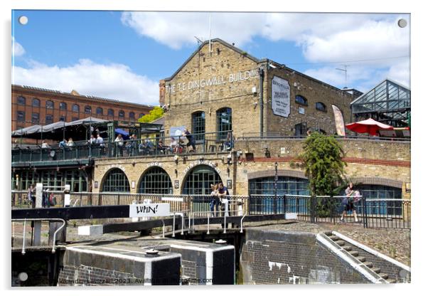 Camden Market Acrylic by Alexandra Lavizzari