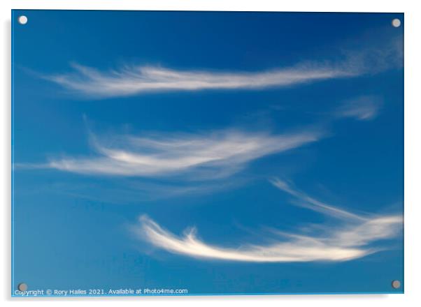 Cirrus Clouds Acrylic by Rory Hailes