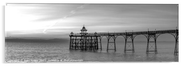 Clevedon Pier Acrylic by Rory Hailes