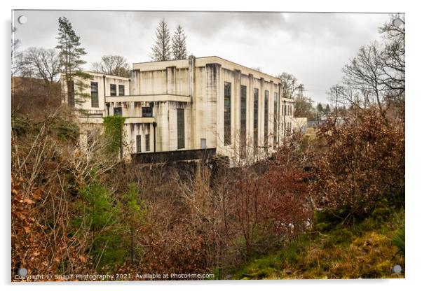 Kendoon Power Station at Dundeugh on the Galloway Hydro Electric Scheme Acrylic by SnapT Photography