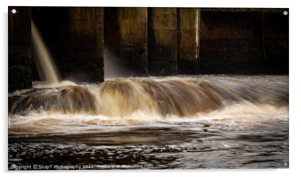 Water released from the turbines at Kendoon Power Station on the Water of Ken Acrylic by SnapT Photography