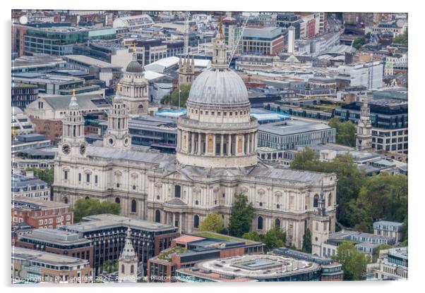 St Paul's Cathedral  Acrylic by Phil Longfoot