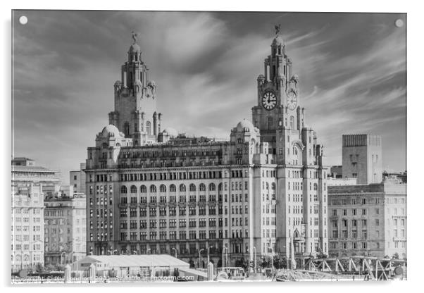 Royal Liver Building Liverpool Acrylic by Phil Longfoot