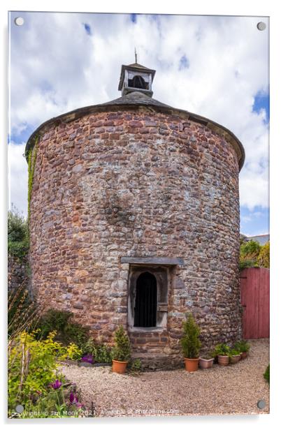 Dunster Dovecote Acrylic by Jim Monk