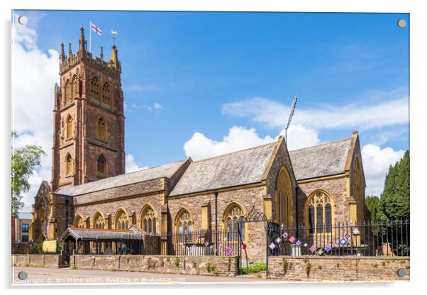 St James Church, Taunton Acrylic by Jim Monk