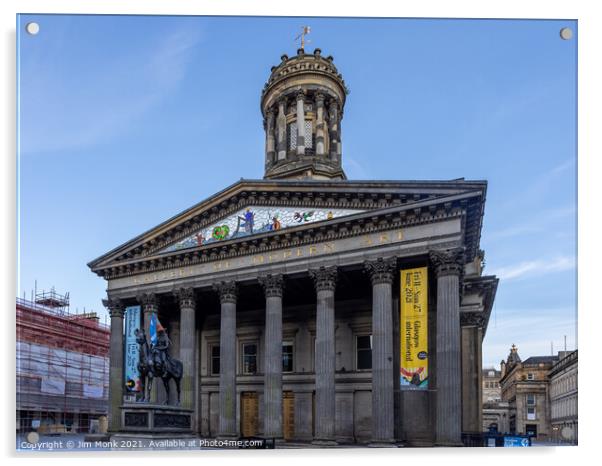 Gallery of Modern Art in Glasgow Acrylic by Jim Monk