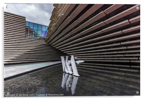 V & A Dundee Acrylic by Jim Monk