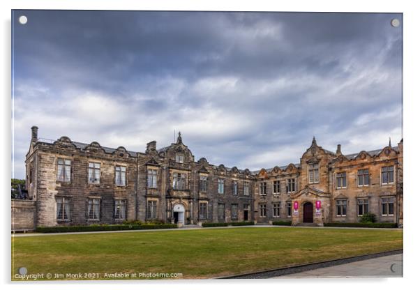 Lower College Hall, University of St Andrews Acrylic by Jim Monk