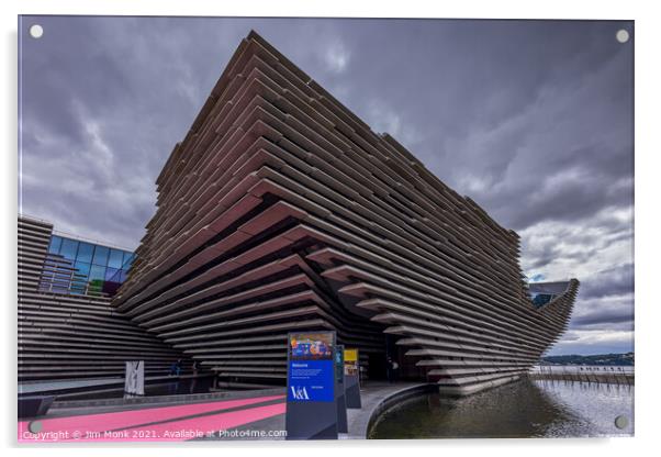  The V&A, Dundee Acrylic by Jim Monk