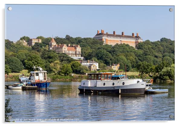 River Thames, Richmond Acrylic by Jim Monk