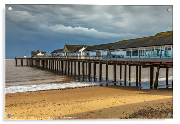 Southwold Pier, Suffolk Acrylic by Jim Monk