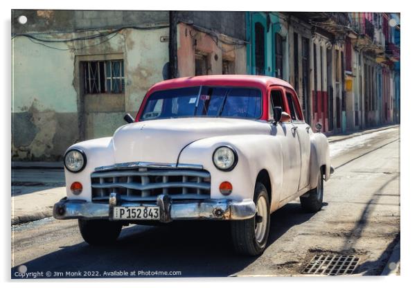Back Street Classic, Havana Acrylic by Jim Monk
