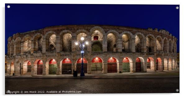 Arena di Verona, Italy Acrylic by Jim Monk