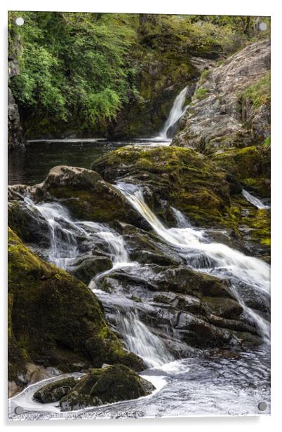 Beezley Falls Acrylic by Jim Monk