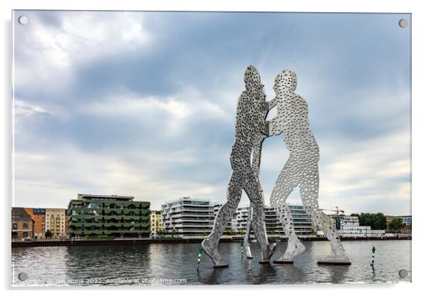 Molecule Man, Berlin Acrylic by Jim Monk