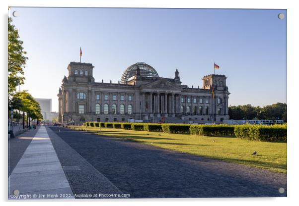 Reichstag Building Acrylic by Jim Monk