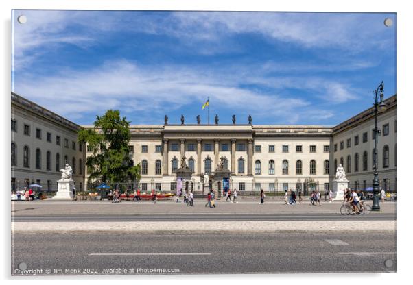 Humboldt University, Berlin Acrylic by Jim Monk