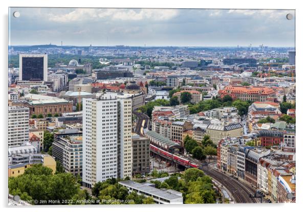 Berlin View Acrylic by Jim Monk