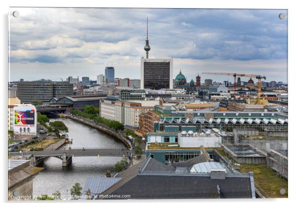 Berlin skyline Acrylic by Jim Monk