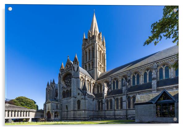 Truro Cathedral in Cornwall Acrylic by Jim Monk