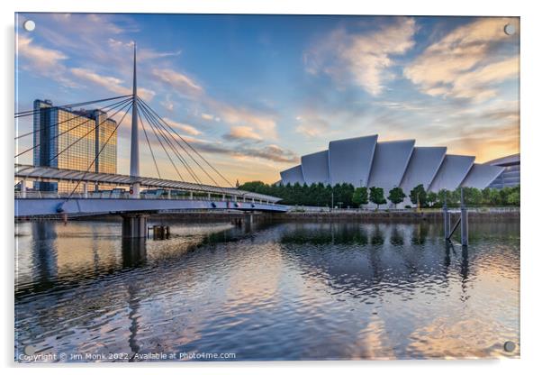 Bell's Bridge and the SEC Armadillo Acrylic by Jim Monk