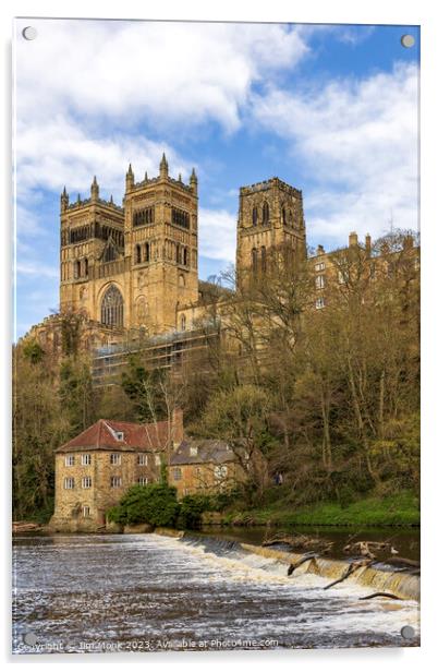 Iconic Durham Cathedral Acrylic by Jim Monk