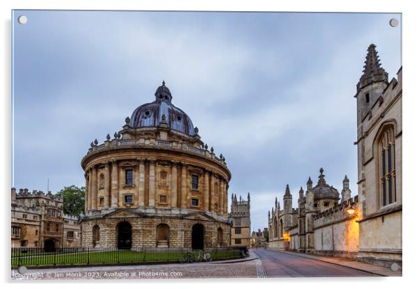 Radcliffe Camera Oxford Acrylic by Jim Monk