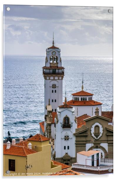 Basilica of Our Lady of Candelaria, Tenerife Acrylic by Jim Monk