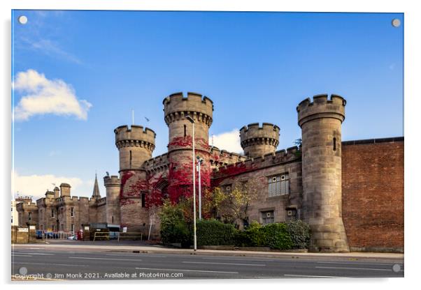 Leicester Prison  Acrylic by Jim Monk