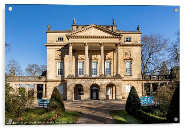 The Holburne Museum, Bath Acrylic by Jim Monk