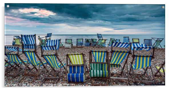 Deck Chairs at Beer Acrylic by Jim Monk
